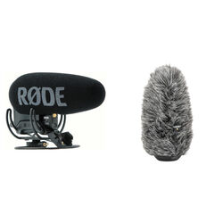 Rode VideoMic Pro Plus On-Camera Shotgun Microphone & Artificial Fur Windshield Kit