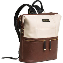 Kelly Moore Bag Woodstock 2.0 Vegan Backpack (Cinnamon/White)