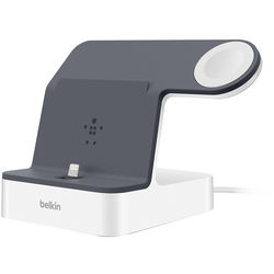 Belkin PowerHouse 2-In-1 Charging Dock for Apple Watch & iPhone (White)