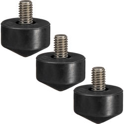 Stainless Steel Toe Tripod Spikes Feet Set for Manfrotto Sachtler Bogen Gitzo