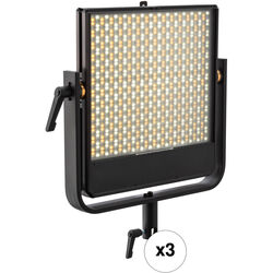 Luxli Timpani 1x1 RGBAW LED 3-Light Bundle