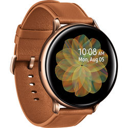 Samsung Galaxy Watch Active2 LTE Smartwatch (Stainless Steel, 44mm, Gold)