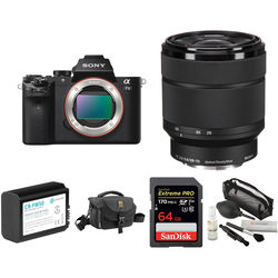 Sony Alpha a7 II Mirrorless Digital Camera with 28-70mm Lens and Accessories Kit