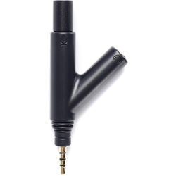 Movo Photo V-Shape TRRS Omni-Directional Calibrated Measurement Microphone With Headphone Jack For Smartphones