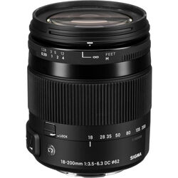 Sigma 18-200mm f/3.5-6.3 DC Macro HSM Contemporary Lens for Sony A