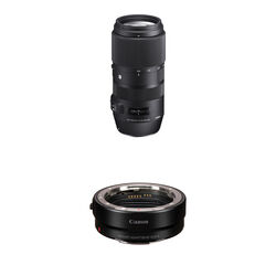 Sigma Sigma 100-400mm f/5-6.3 DG OS HSM Contemporary Lens to Canon RF-Mount Adapter Kit