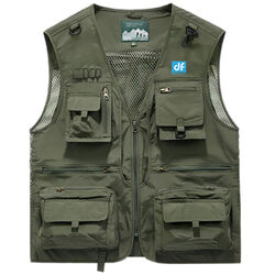DigitalFoto Solution Limited Multifunctional Photo Vest (Green, 2XL)