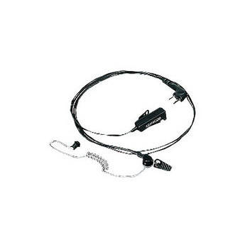 Kenwood KHS-8BL Two-Wire Palm Microphone with Earphone (Black)