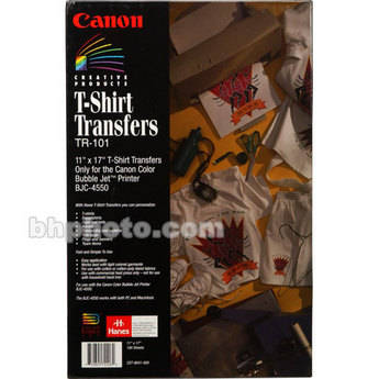 canon iron on transfer paper