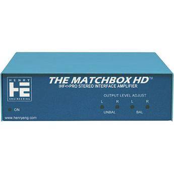 Henry Engineering THE MATCHBOX HD - Stereo Level Matching Interface/Amplifier