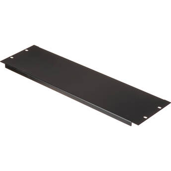 HBLSeries 11-Gauge Black Aluminum Blank Panel 