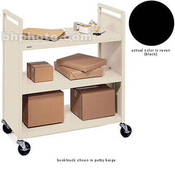 Bretford 3-Shelf Booktruck with 5" Casters (Raven)
