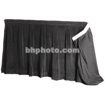 The Screen Works 48" Skirt for the 8'2"x13'11" E-Z Fold Projection Screen - Black