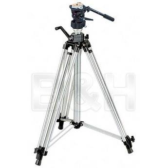 Manfrotto 3046 Tripod Legs (Chrome) with 3063 Fluid Head - Supports 11.00 lb