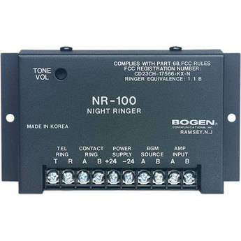 Bogen NR100 Night Ringer - After Hours Telephone Alert System