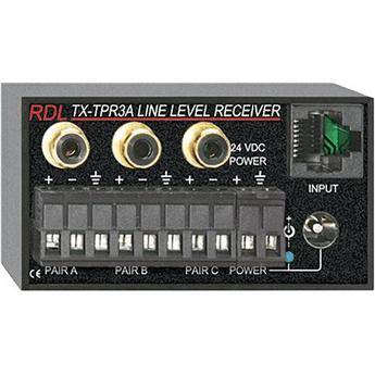 RDL TX-TPR3A Active Three-Pair Receiver - Twisted Pair Format-A -