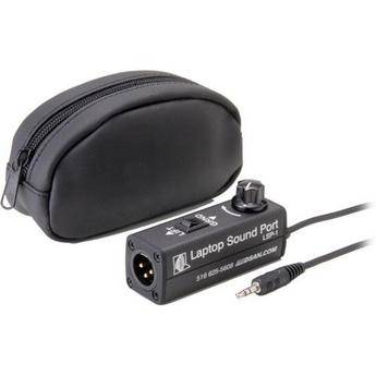 Dsan LSP-1 Laptop SoundPort 3.5mm Stereo Mini Male to 3-Pin XLR Male In-Line Adapter
