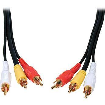 Comprehensive Standard Series 3RCA Composite Audio/Video Cable (6')