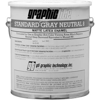 GTI Standard Gray Neutral N8 Vinyl Latex Paint (1 Gallon)