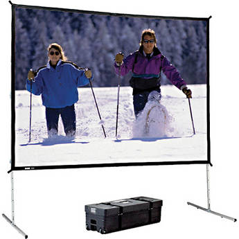 Da-Lite 88702K Fast-Fold Deluxe Portable Projection Screen (10 x 10')