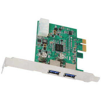 Acomdata SuperSpeed USB 3.0 PCI Express Card 2 Port ADPU3-PCIX