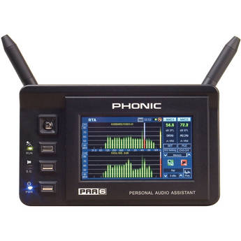 Phonic PAA6 - Digital 2-Channel Audio Analyzer with Color Touch LCD