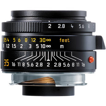 Leica Summicron-M 35mm f/2 ASPH. Lens (Leica M, Black, V5, 1996-2016)