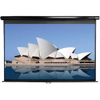 Elite Screens M106UWH-E24 Manual Series Projection Screen With 24" Drop (52 x 92.4")
