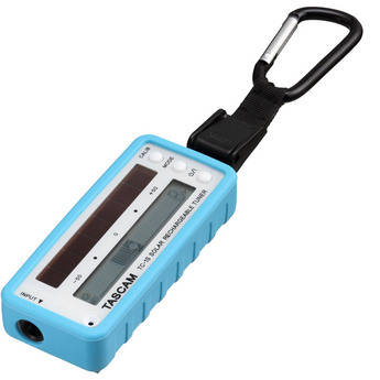 TASCAM TC-1S - Solar Rechargeable Instrument Tuner (Blue)