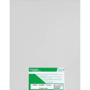 FUJIFILM Fujicolor Crystal Archive Type II Paper (8 x 10", Glossy, 100 Sheets)