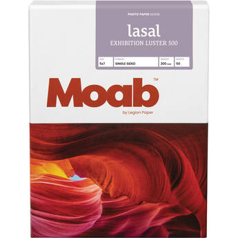 Moab Lasal Exhibition Luster 300 Paper (5 x 7") 50 Sheets