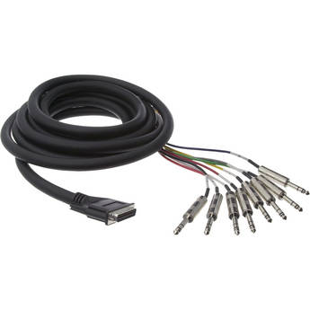 Hosa Technology DTP803 Male DB-25 to 8-Channel Male Stereo 1/4" Phone Snake Cable - 9.9' (3 m)