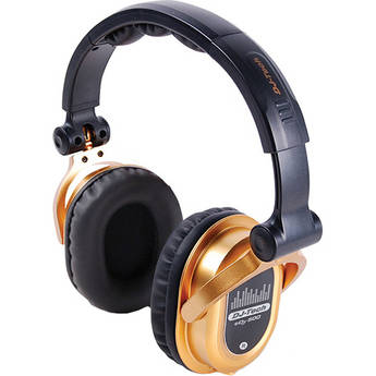 DJ-Tech eDJ-500 Professional Headphones (Gold)