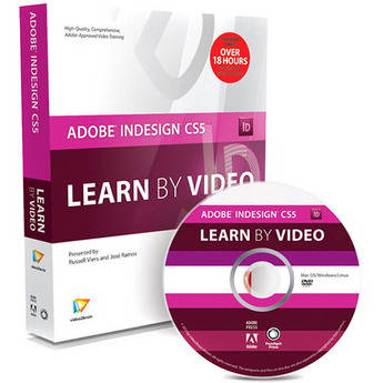 Pearson Education Book & DVD-ROM: Adobe InDesign CS5: Learn by Video