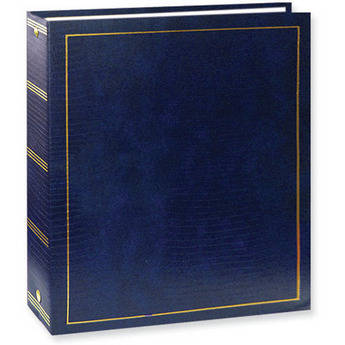 Pioneer Photo Albums Magnetic 3-Ring Album (Navy Blue, 100 Pages)