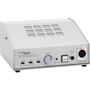 Telex SPK-300L Portable Desktop Speaker User Station w/ A4F Headset Connector