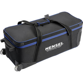 Hensel 4191 Deluxe Holdall VIII Case with Wheels (Black)