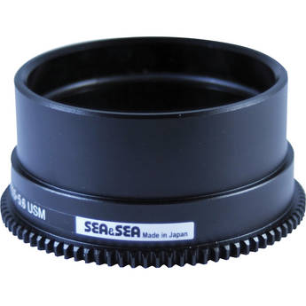 Sea & Sea Zoom Gear for Canon 8-15mm f/4L Fisheye USM Lens in Port on MDX or RDX Housing