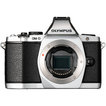 Olympus OM-D E-M5 Mirrorless Micro Four Thirds Digital Camera (Body, Silver)