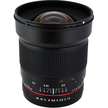Rokinon 24mm f/1.4 ED AS UMC Wide-Angle Lens for Sony