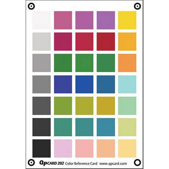 QP Card QP Color Reference Card 202