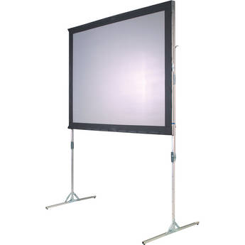 The Screen Works EZF56932V 4' x 7'1" E-Z Fold Ratio Specific (RS) Single-Tube Portable Front or Rear Projection Screen - 2-VU