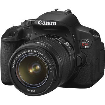 Canon EOS Rebel T4i Digital Camera with EF-S 18-55mm f/3.5-5.6 IS II Lens