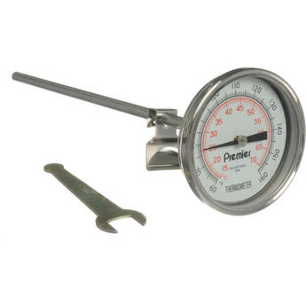 Doran LDT Adjustable Luminescent 2.5" Dial Thermometer with 8" Stem