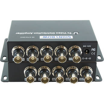 Shinybow SB-3702BNC 1 x 9 Composite Video Distribution Amplifier (BNC)