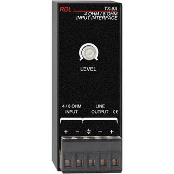 RDL TX-8A 4 and 8 Ohm Input Interface