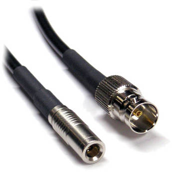 Canare L-2.5CHD 3G HD/SDI Cable with 1.0/2.3 DIN to BNC Female Connectors (1')
