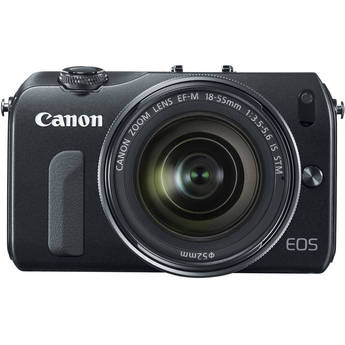 EOS-M Mirrorless Digital Camera with EF-M 18-55mm f/3.5-5.6 IS STM Lens (Black)
