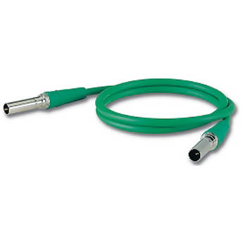 Canare VPC001F Standard Size Video Patch Cord (1', Green)