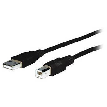 Huetron TM USB 2.0 Cable - 10 FT/BLACK/15 FT Extension Specific Models Only A-Male to B-Male for Alesis Digital Piano 